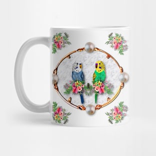 Budgerigars aka Parakeets Mug